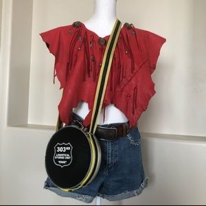 Vintage Canteen Flask Oasis 2 Quart Crossbody 303rd Logistical Studies Unit